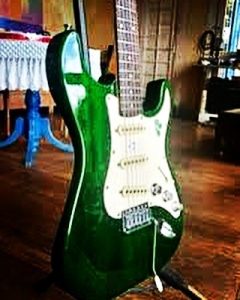 Restored Green Stratocaster