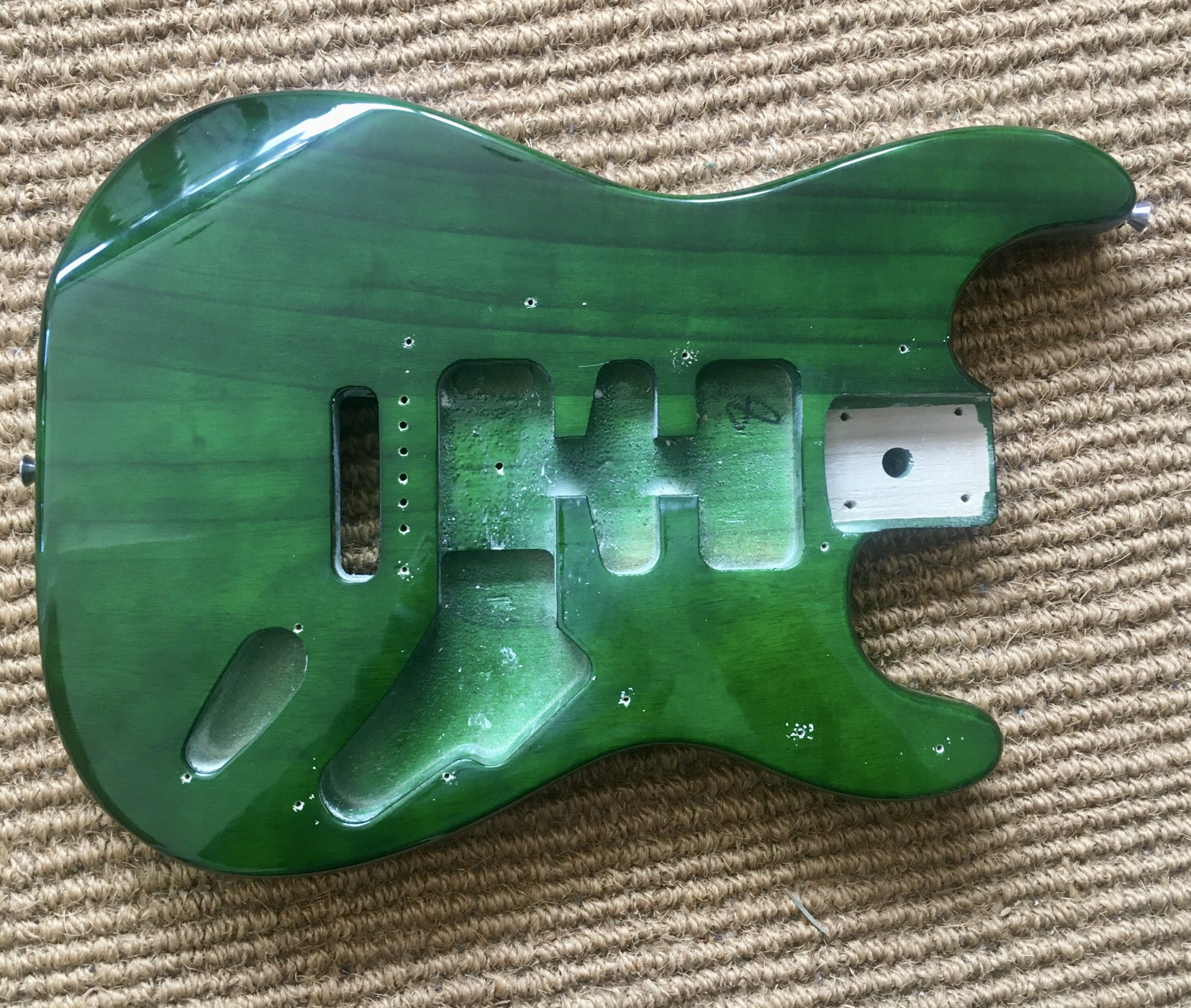 Green Stratocaster Body