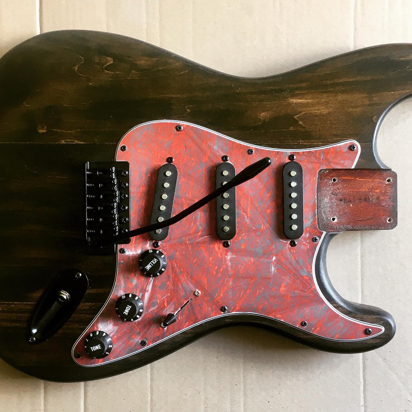 Loaded Strat Guitar Body